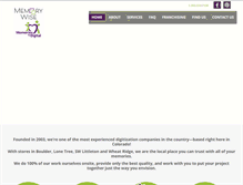 Tablet Screenshot of memorywise.com